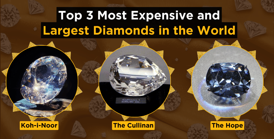 Top 3 Most Expensive and Largest Diamonds in the World