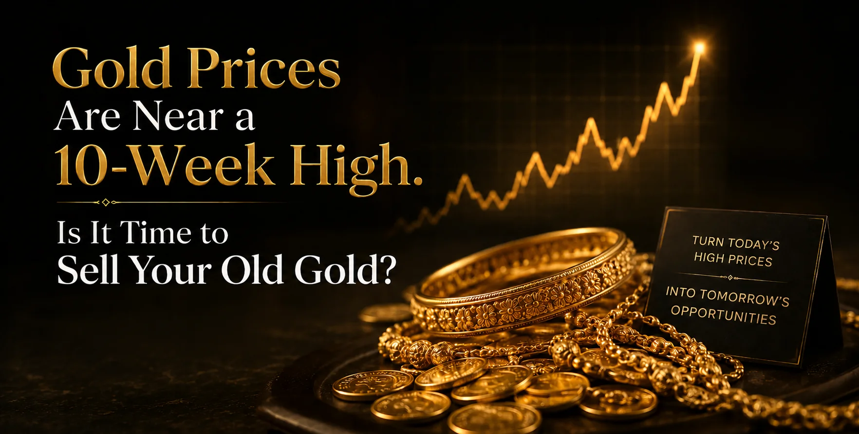 Gold Prices Are 10-Week High
